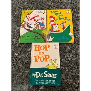 Bundle of 3 Vintage Dr. Seuss Hardcovers Books